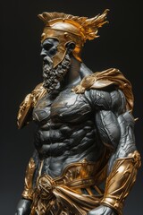 Divine creativity: god of Olympus reimagined in a captivating display of artistic expression, blending mythology and imagination into stunning visual narratives