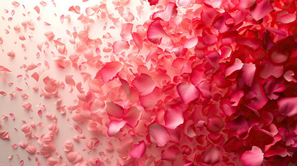 Pink and Red Petals Background Abstract Aroma