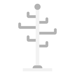 Illustration of Standing Hanger design Flat icon