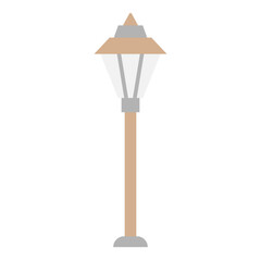 Illustration of Porch Light design Flat Icon