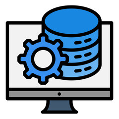 Database Icon Element For Design