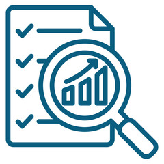 Analysis Icon Element For Design
