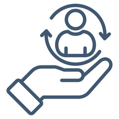 Fototapeta premium Retention Icon Element For Design