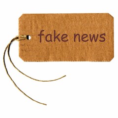 fake news tag label