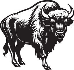 Black Bison Bites A Logo with a Kick Black Bison Echoing the Spirit of the Plains