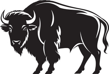 Attract the Right Customers with the Black Bison Image Stand Out from the Ordinary Black Bison Logo Power