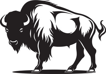 Bisonically Bold A Black Logo Design The Black Bison Way Strong, Proud, and Unforgettable