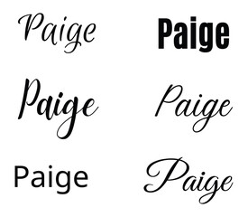 Paige svg , Paige Baby Name svg, Paige Wedding Name svg	
