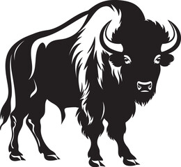 Unleash Brand Impact The Black Bison Logo Design Command Attention with the Black Bison Icon
