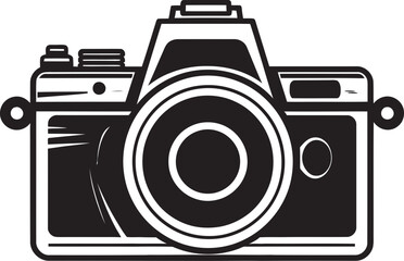 Elevate Your Brand Black Camera Line Art Logo Design Stand Out from the Crowd Unique Camera Line Art Icon