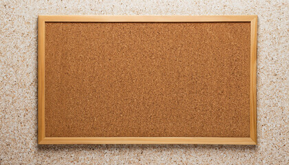 Fototapeta premium blank corkboard/bulletin board with a wooden frame