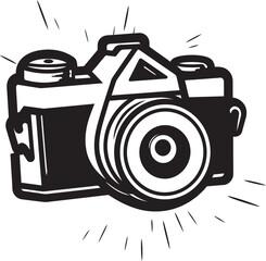 Minimalist Camera Logo Less is More in Design Elegant Camera Line Art Evoking Sophistication and Style
