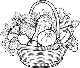 Veggie Medley Masterpiece Colorful Crop Creations