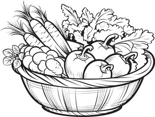 Natures Brushstrokes Color a Basketful of Edible Art Sprout Your Creativity Color a Basketful of Delicious Ideas