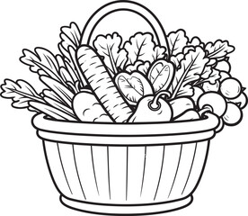Color Your Own Farmers Market Stand A Basketful of Blessings Color Your Gratitude