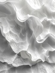 white paper texture, creased paper background, in the style of minimalist illustrator, unapologetic grit, sketchfab, textural explorations. Generative AI.
