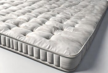 a fictional unbranded dirty mattress, king size, queen size, twin size, single size, double size