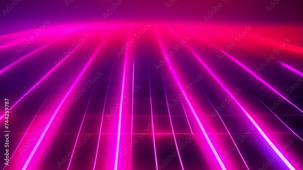 Poster purple and black grid background with squares and lines generative ai