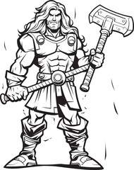 Heroic Heart Axe Iconic Emblem Eternal Vigilance Black Vector Emblem