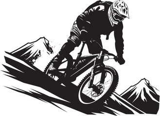 Gravity Glide Black Bike Design Extreme Expedition Iconic Downhill Logo