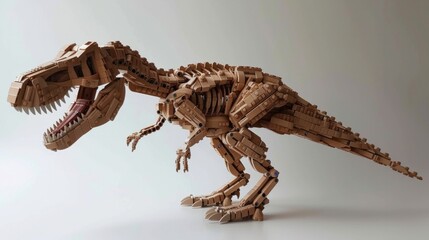 tyrannosaurus rex made of generative ai