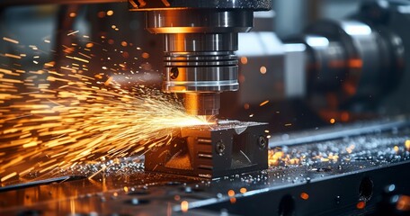 The Advancements of CNC Metal Machine Tools within the Industrial Sector - obrazy, fototapety, plakaty
