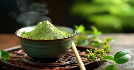The Verdant Elixir - Green matcha tea
