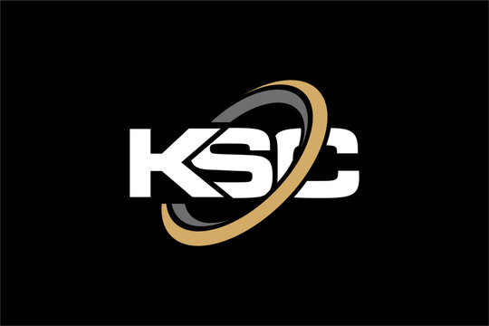 KSC creative letter logo design vector icon illustration