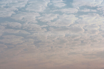 Vadodara, Gujarat / India - October 08, 2012: Pattern of clouds in the sky.