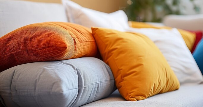 Soft Details Colorful pillows