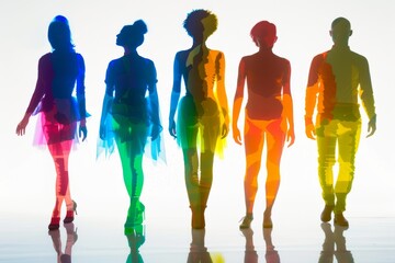 LGBTQ Pride distinctive. Rainbow pride culture colorful gender oppression diversity Flag. Gradient motley colored sketch LGBT rights parade festival diamond diverse gender illustration