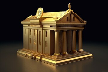 Bitcoin Banking integrates seamlessly into traditional finance, reshaping banking Institutional Adoption validates Bitcoin, stabilizes markets, propelling digital assets into the mainstream. AI-gen. - 744284527