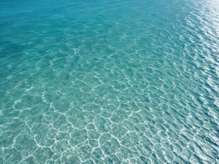 The texture of the water surface is viewed from above.