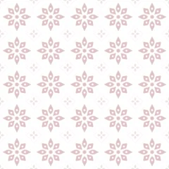 Fototapete seamless pattern with snowflakes © ceng