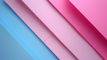 Obraz premium Aesthethic illustration of colorful 3d paper background for banner, flyer, geometric pattern