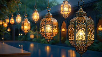 Ramadan month and its blessings, illustration special background