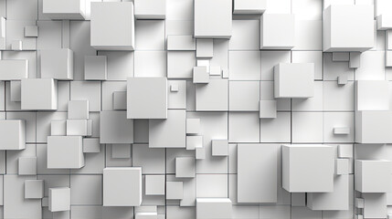 abstract 3d blocks top view background