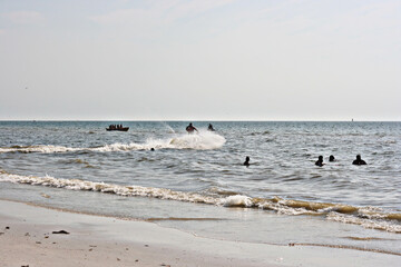 By the beach shore fun time