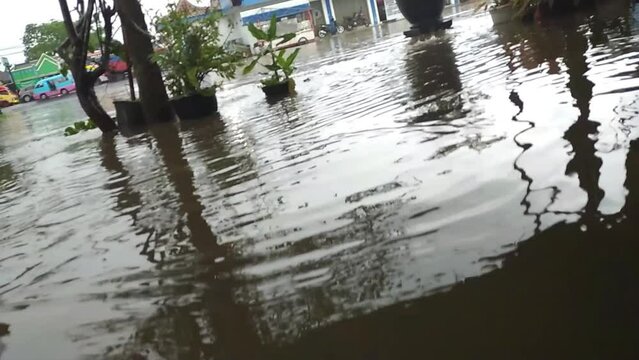 Bus terminals or stations were flooded due to the high intensity of rain