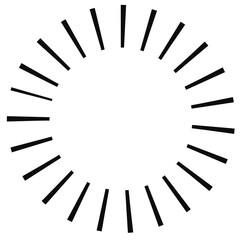 Round with graphic border lines Modern abstract elements, vector logo design