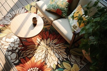 Biophilic Design Rug Patterns: Laminate Flooring Flourishes in Floral Home Interiors