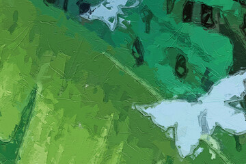 Oil paintings and various flowers, birds, chrysanthemums, and leaves are beautiful