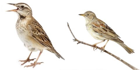 Lark  White Background, Isolated Transparent Background Images