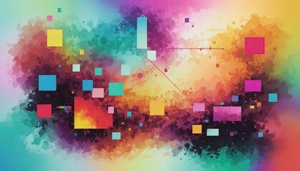 abstract background or abstract colorful background or abstract colorful background with splashes or abstract background box or square 
