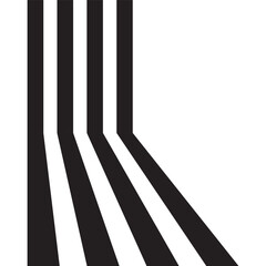 retro background Black and White. optical art wavy background. abstract waves black and white line stripes. black and white wave stripe optical abstract design. isolated in white background in eps 10.