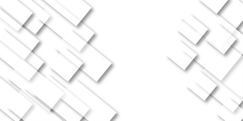 Gray and white geometric shape seamless architecture geometry tech abstract subtle background vector illustration.