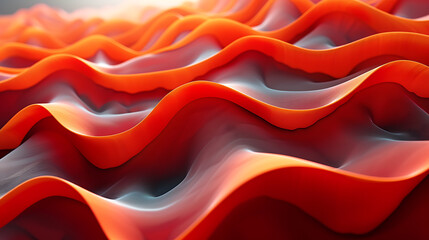 3d wavy shape abstract background design AI Image Generative