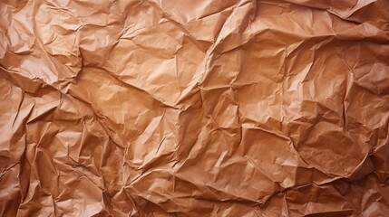 crumpled brown paper