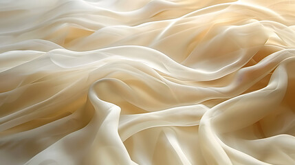 Close up photograph of fabric style of light beige AI Image Generative