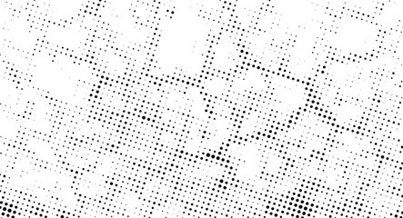 background made of dots grunge effect, a black and white dotted background with small dots, Vintage halftone dot pattern background, a black and white halftone gradient texture, a black and white 